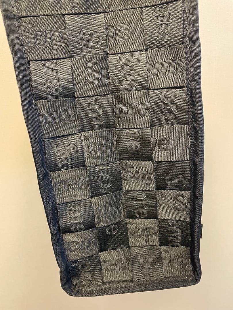 SUPREME ウーブントートバッグ ブラック