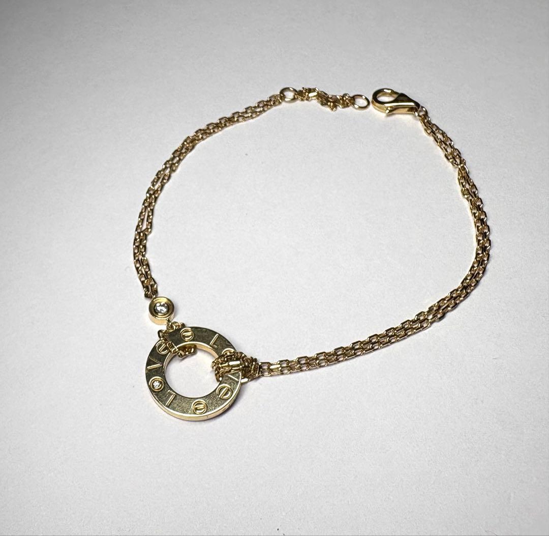 カルティエ　保証書付ラブブレスレット　ラブサークル　Cartier LOVE