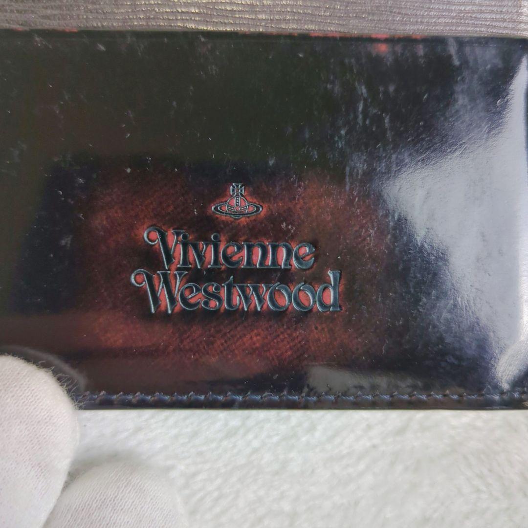 ヴィヴィアンウエストウッド　マネークリップ付き　二つ折り財布