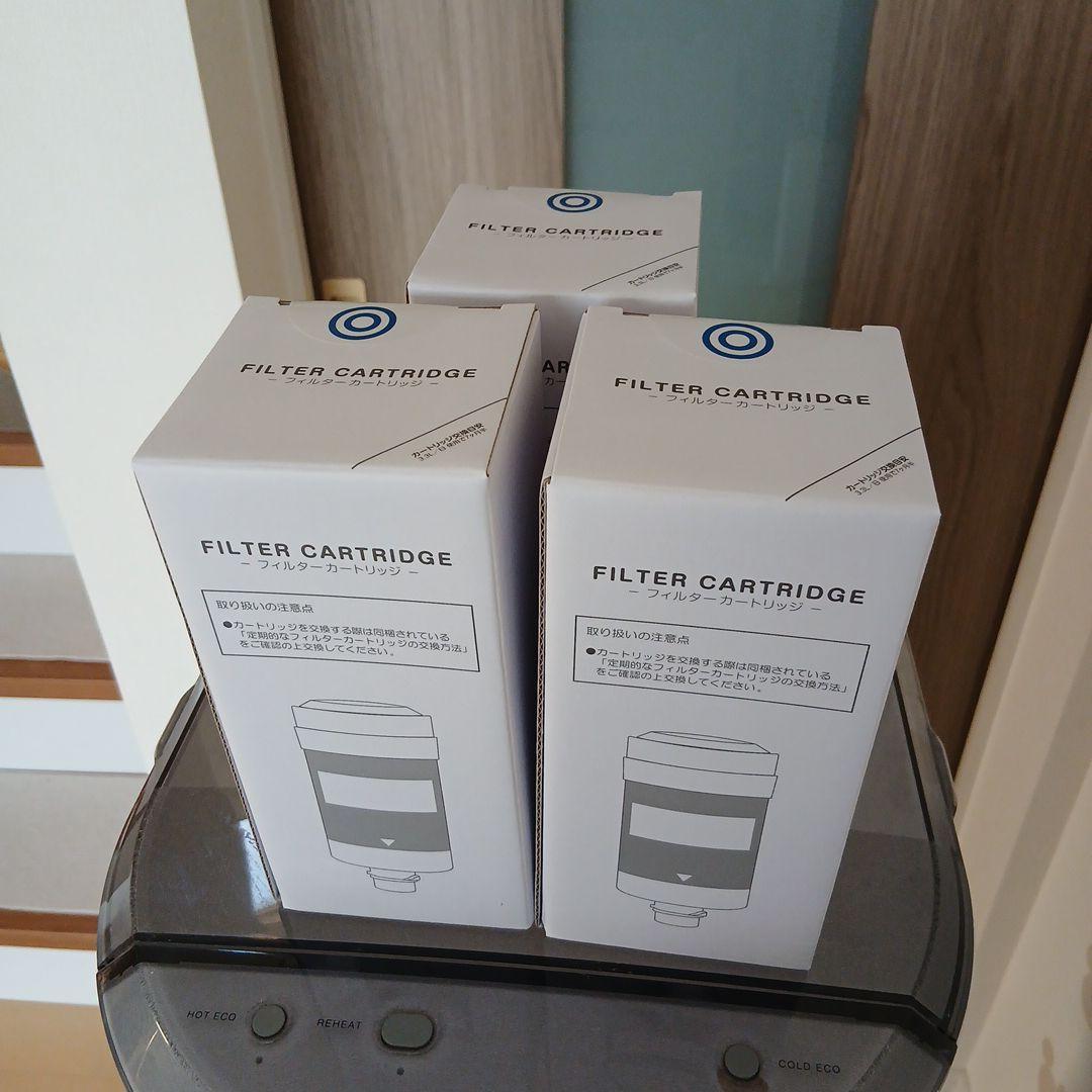 富士山の銘水エブリィフレシャス浄水型ウォーターサーバー新品カートリッジ3個セット