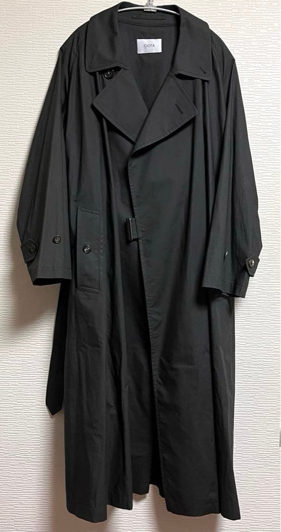 【美品】CIOTA シオタ　タイロッケンコート レディース　ダークグレー