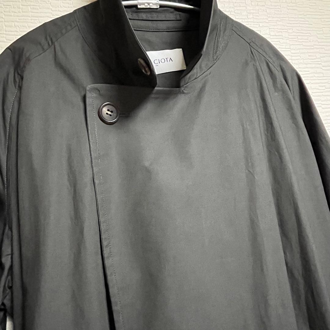 【美品】CIOTA シオタ　タイロッケンコート レディース　ダークグレー