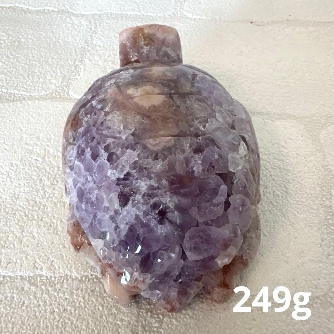 特価　アメジスト　ピンクアメジスト　フラワーアゲート タートル　虹　天然石