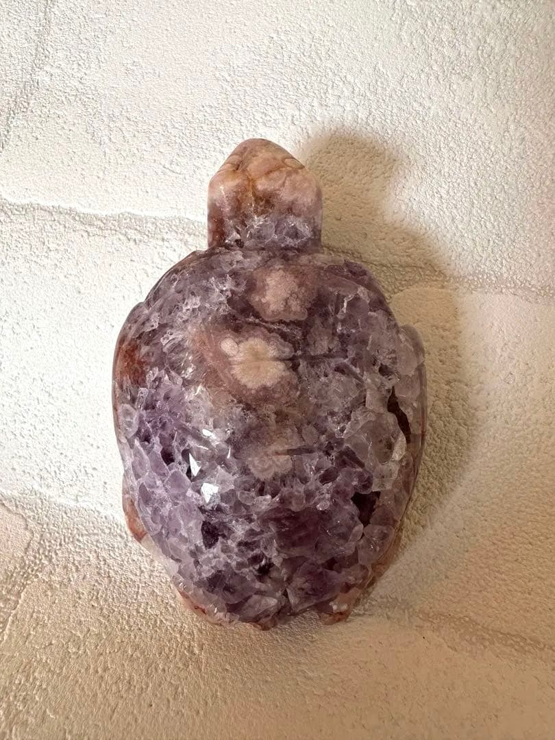 特価　アメジスト　ピンクアメジスト　フラワーアゲート タートル　虹　天然石