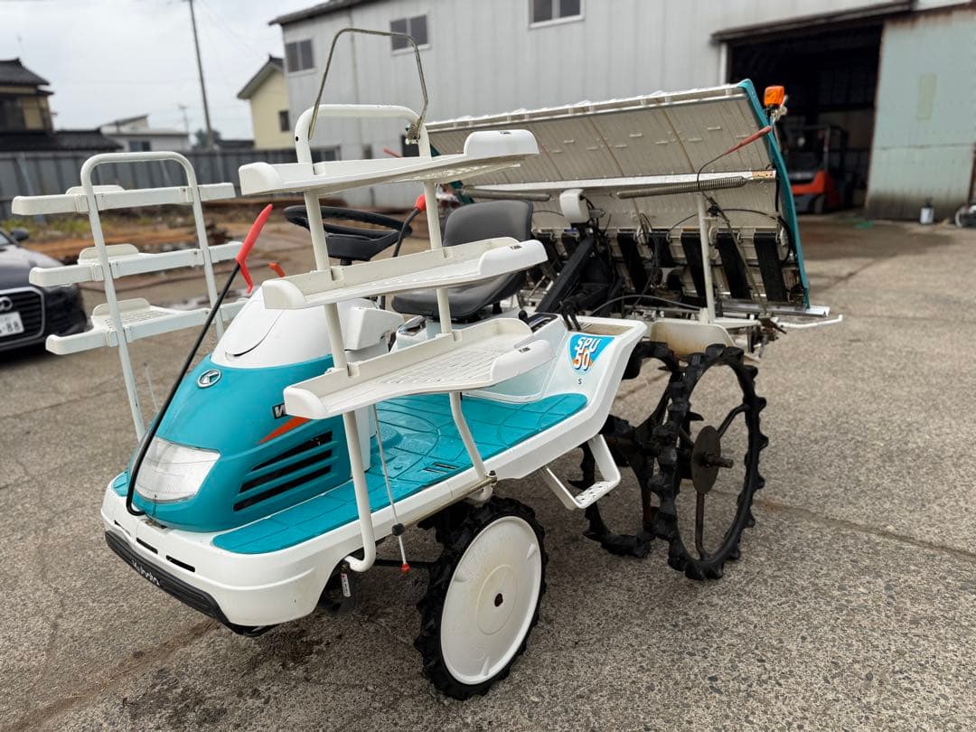 「新潟県長岡市発」クボタ 田植機 SPU50 5条 11.3馬力動作確認済み