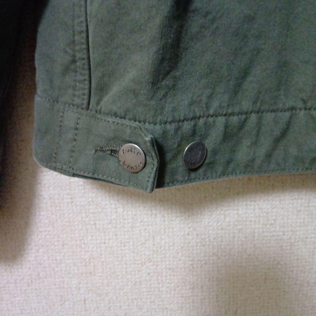 Nudie Jeans Co. ダークグリーンジャケット XS