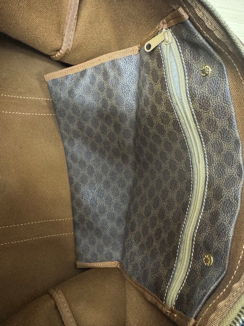 CELINE セリーヌ　ボストンバッグ　トリオンフ　ブラウン　ハンドバッグ