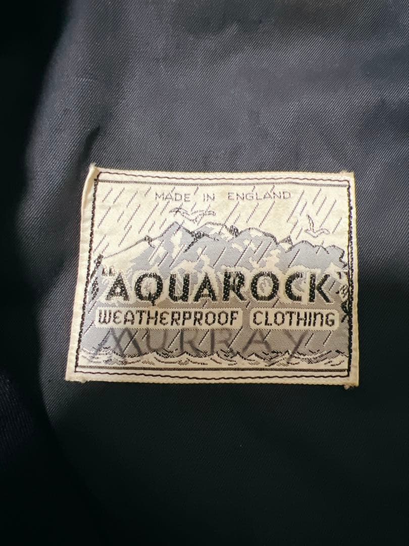 L*e様 40s 50s AQUAROCK レインコート ネイビー XL相当　イ