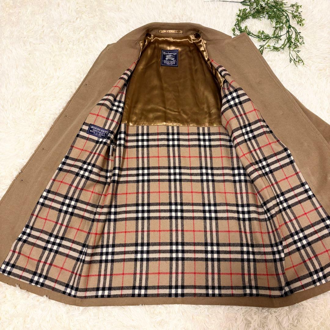 【美品✨】Burberrys 裏地ノバチェック ウールコート 英国製 丸善別注