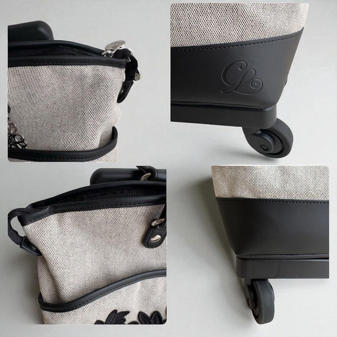 SWANY × 近沢レースの希少コラボ！エレガントな花柄刺繍キャリーバッグ