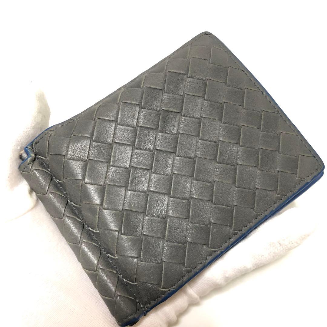 【美品】BOTTEGAVENETA ボッテガ　イントレチャート　マネークリップ