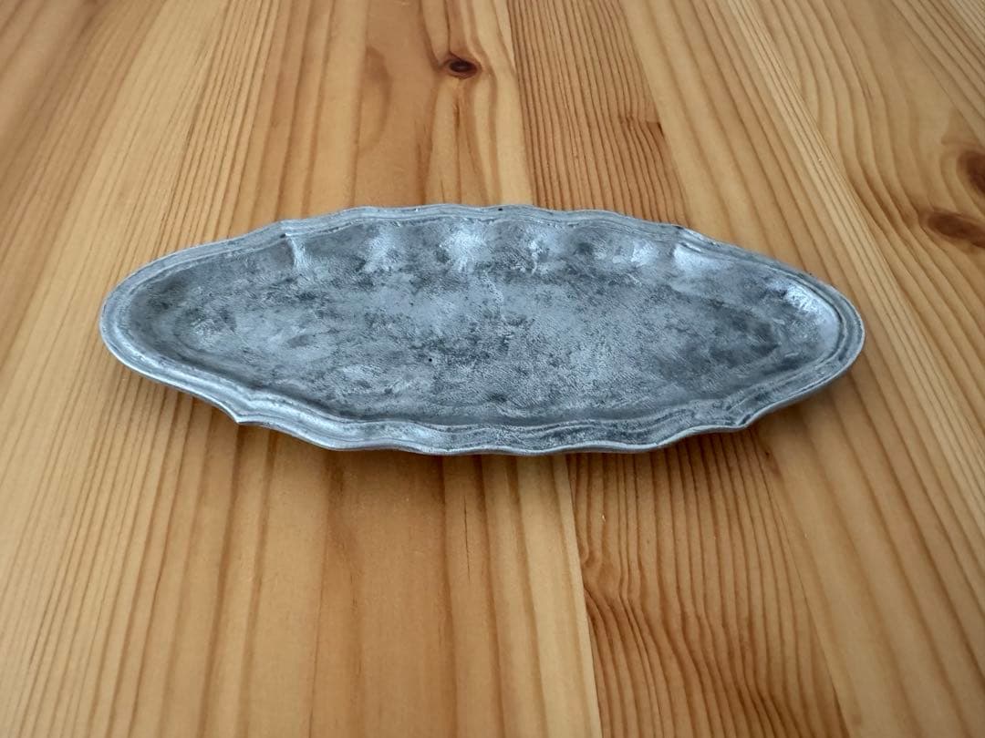 【co+fe】アルミプレート 作家もの／クラフトアルミ／ディスプレイ・菓子皿に