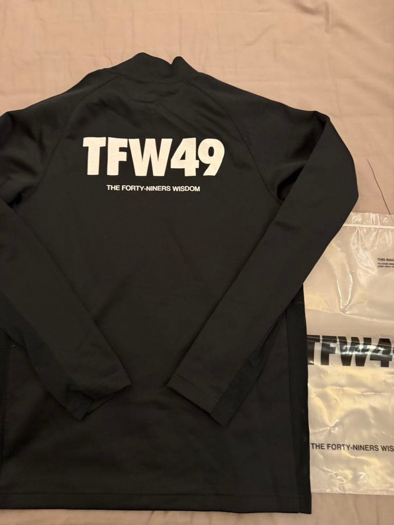 メンズウェア TFW49 LS MOCKNECK L BLACK