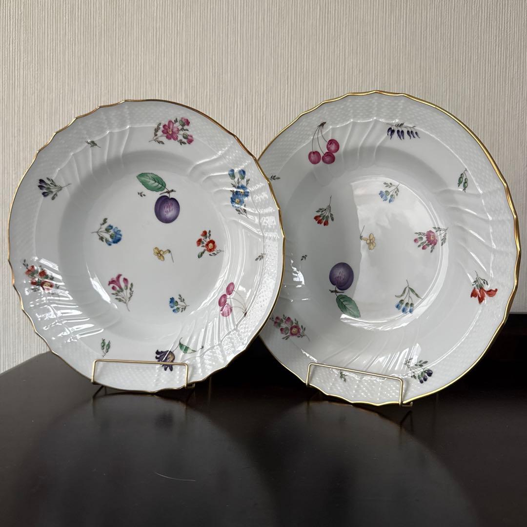 リチャードジノリ　ベッキオフルーツ　スープ/パスタプレート23.5センチ