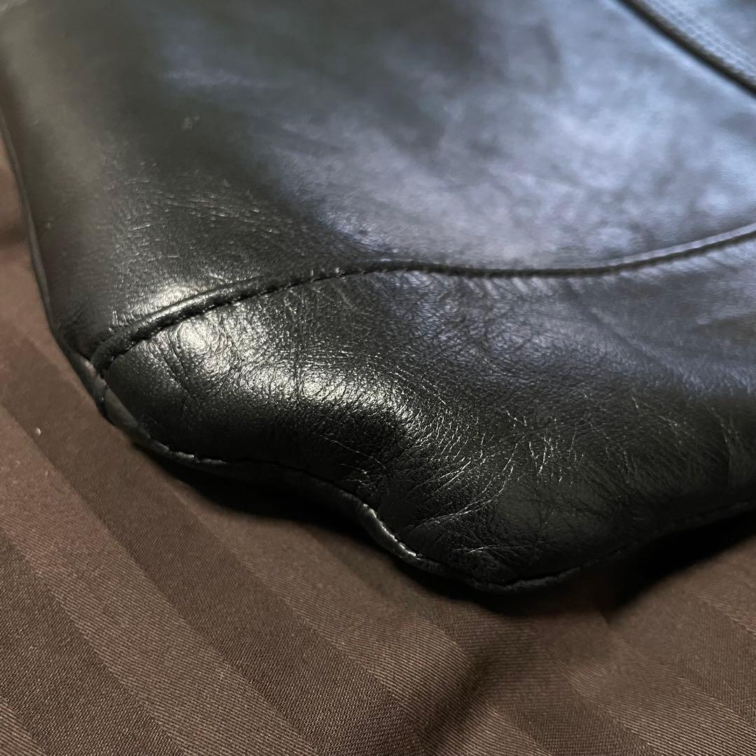 ポーター Porter FRANK トートバッグ 本革 馬革 黒　ブラック