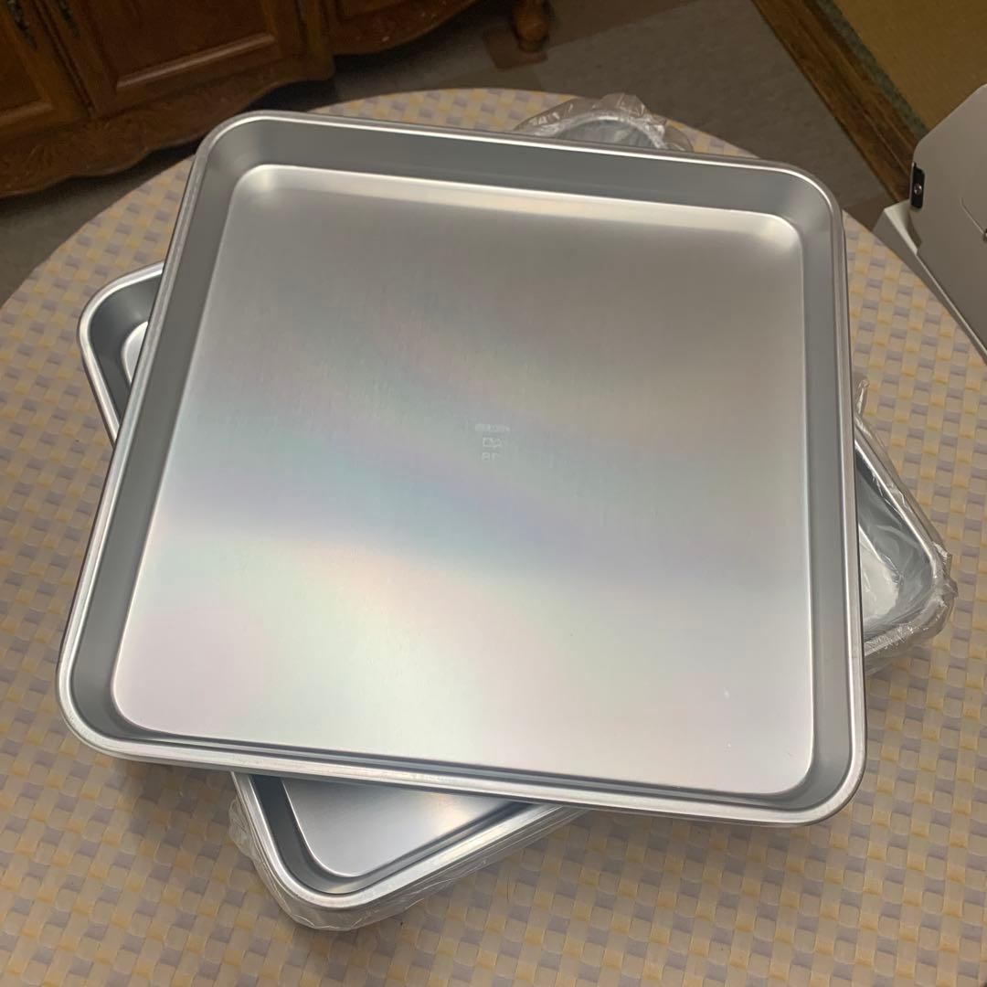 半額以下　アルミニウム製オーブントレー １５枚セット