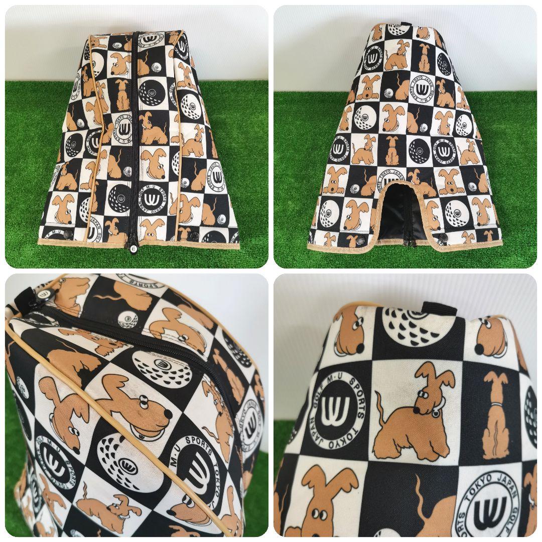 MU SPORTSミエコウエサコ キャディバッグ レディース ワンちゃんデザイン