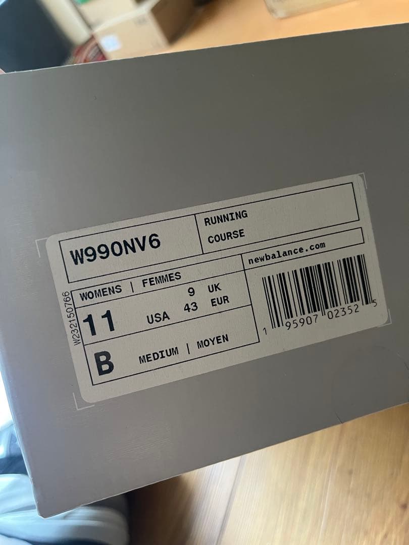 New Balance W990NV6 （27.5cm USA ネイビー）