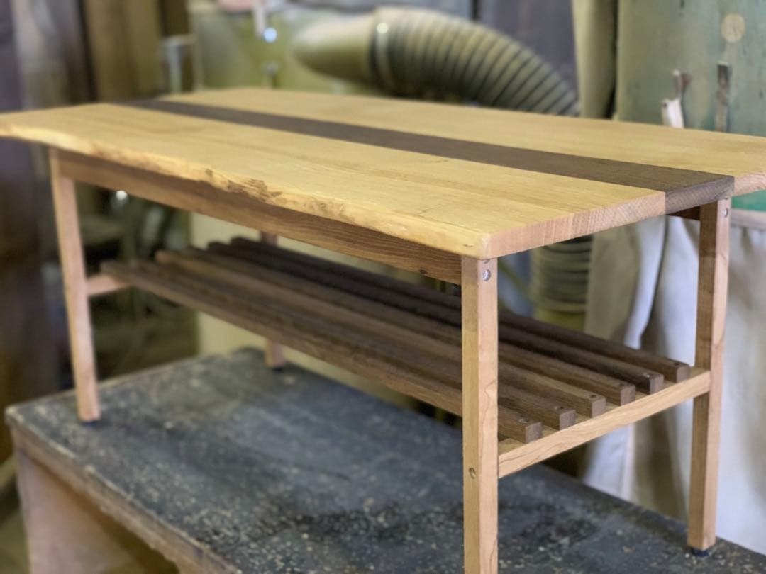 【98cm×47cm】ローテーブル　天板　塗装込 センターテーブル　栗材