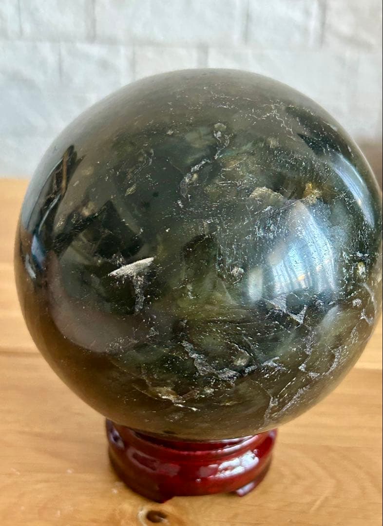 ラブラドライト 大玉 99.4mm スフィア 天然石 原石
