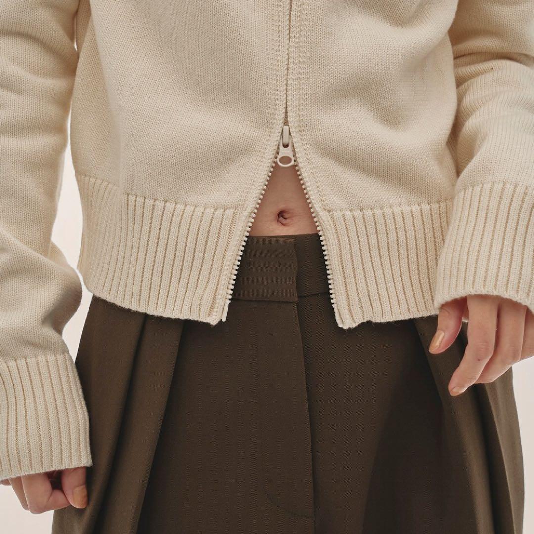 【TODAYFUL】Compact Zip Knit/コンパクトジップニット