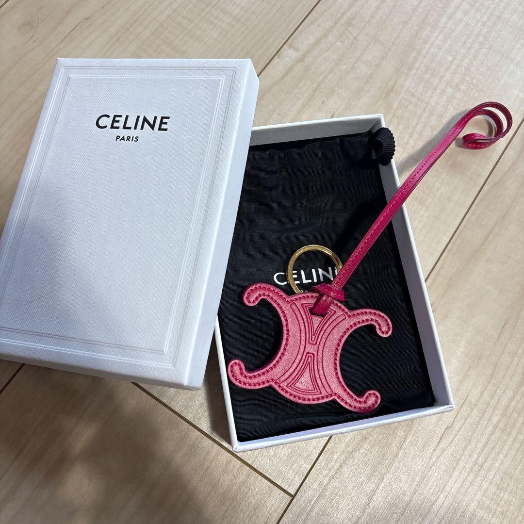 【美品】CELINE バッグチャーム トリオンフ