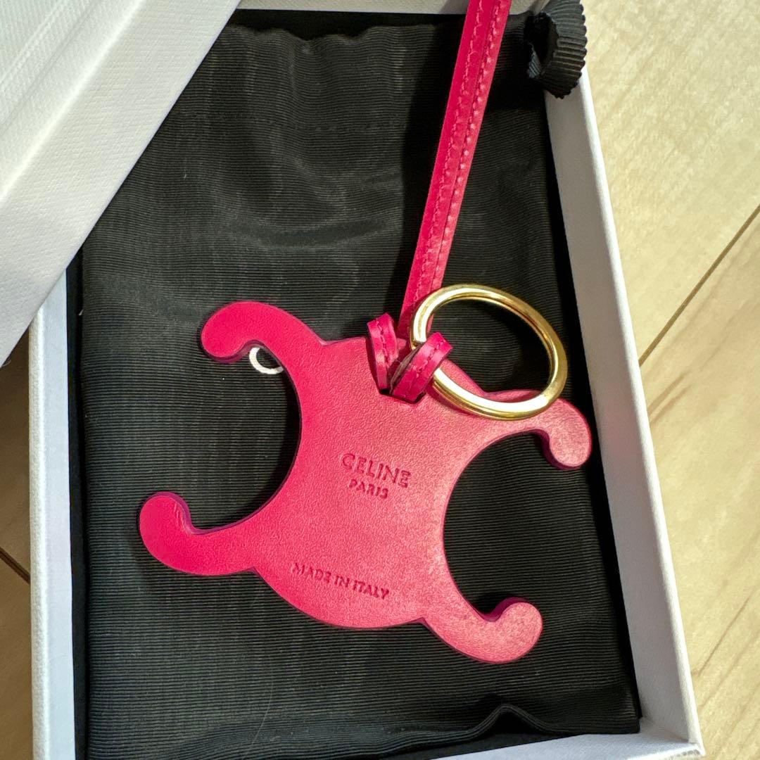 【美品】CELINE バッグチャーム トリオンフ