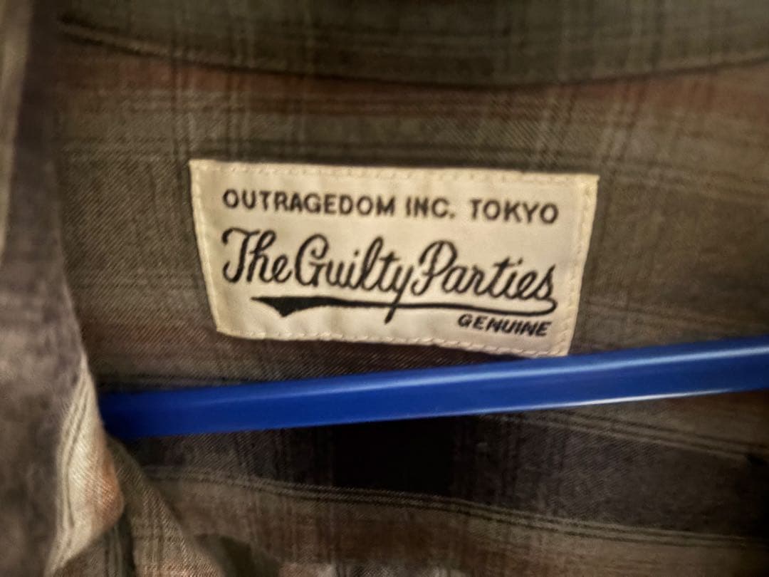 即完売美品　ワコマリア　オンブレチェックシャツ