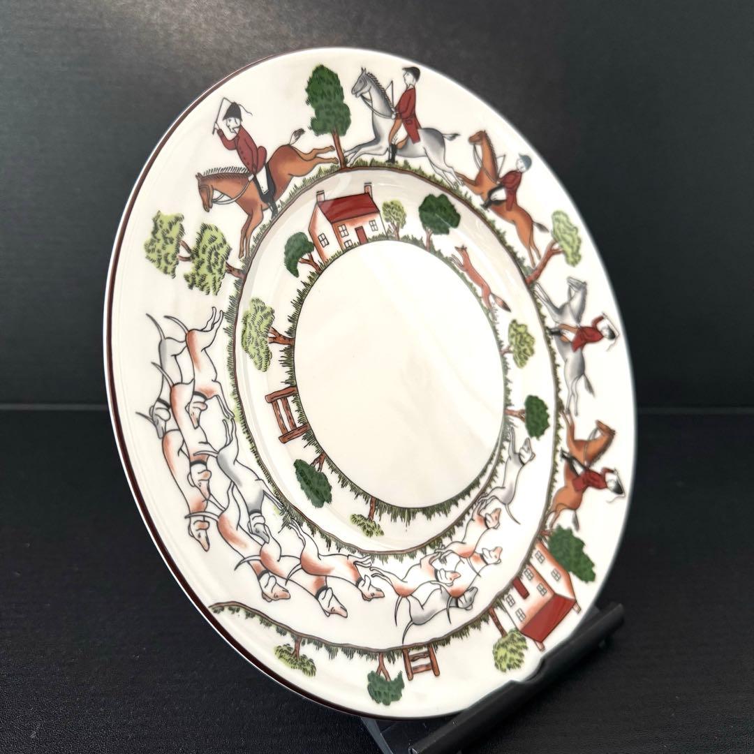 ウエッジウッド ハンティングシーン プレート 2枚セット