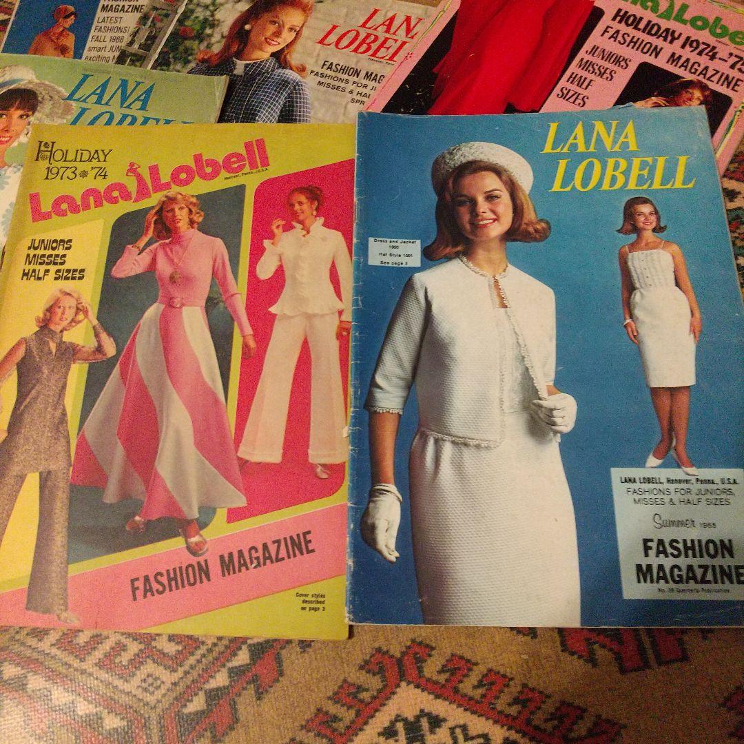 U.S.A‼️60~70'sファッション誌 LANA LOBELL 14冊‼️