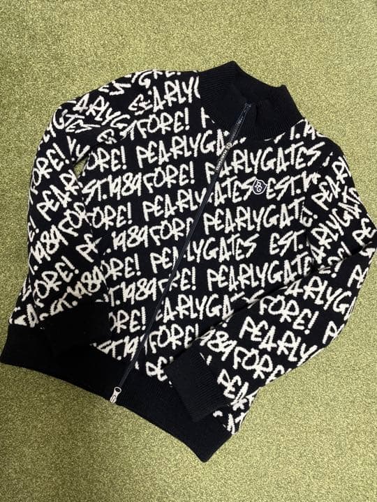 超美品❤️パーリーゲイツ蓄熱ニットブルゾン