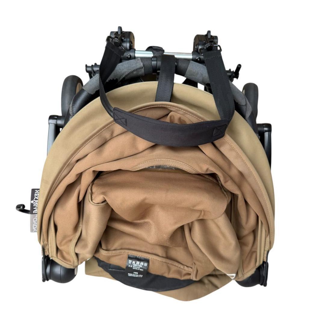 【希少カラー】BABYZEN YOYO2 6+ トフィ ベージュ レインカバー付