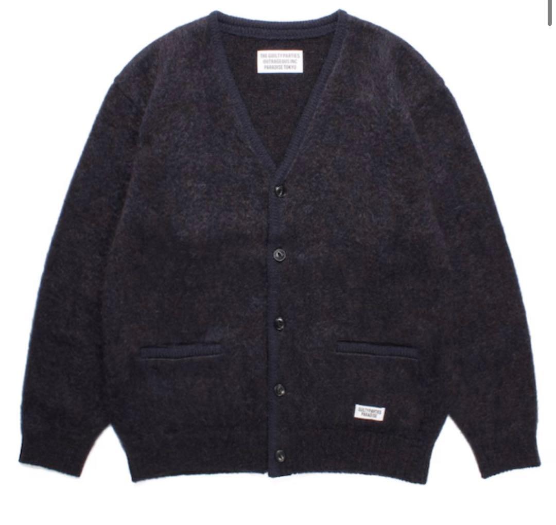 【早い者勝ち!】新品定価以下ワコマリアmix mohair cardigan L
