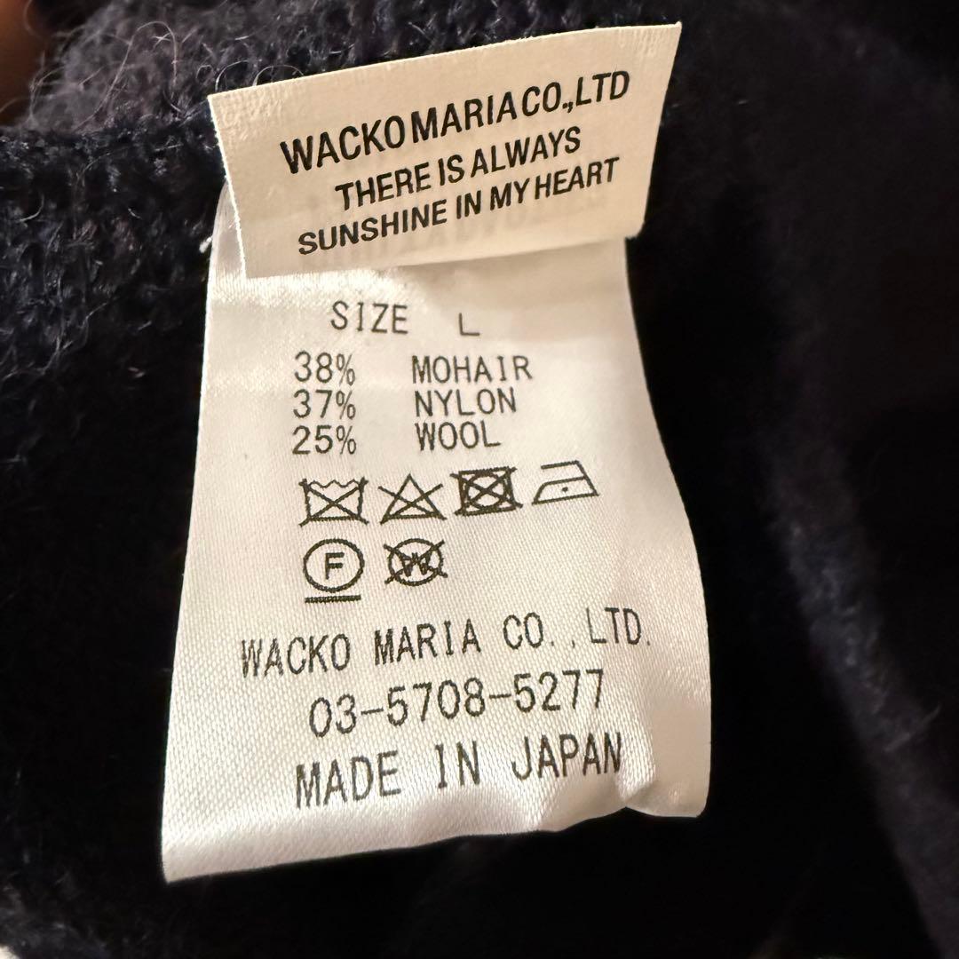 【早い者勝ち!】新品定価以下ワコマリアmix mohair cardigan L