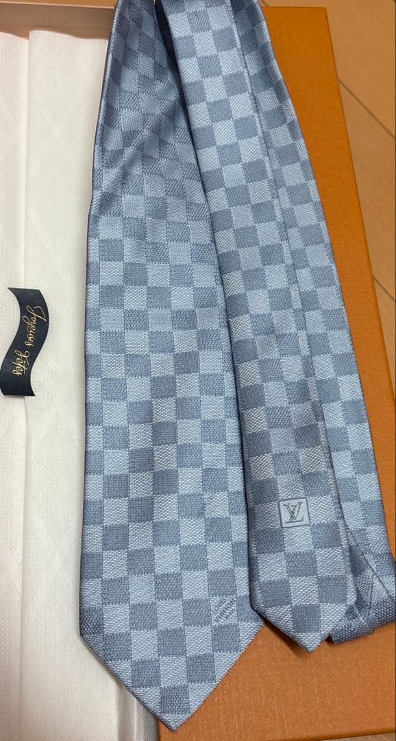 ルイヴィトン　ダミエ　クラッシック　ネクタイ