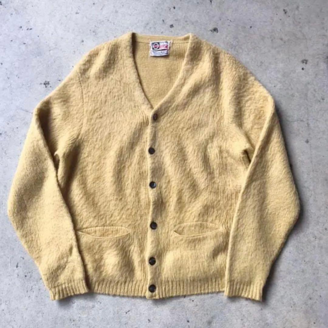 あ*こ様 60s ビンテージ REVERE モヘアカーディガン ポケ付き M