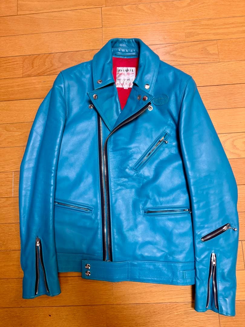 S*t様 ルイスレザー サイクロン ターコイズ 34TF ホースハイド