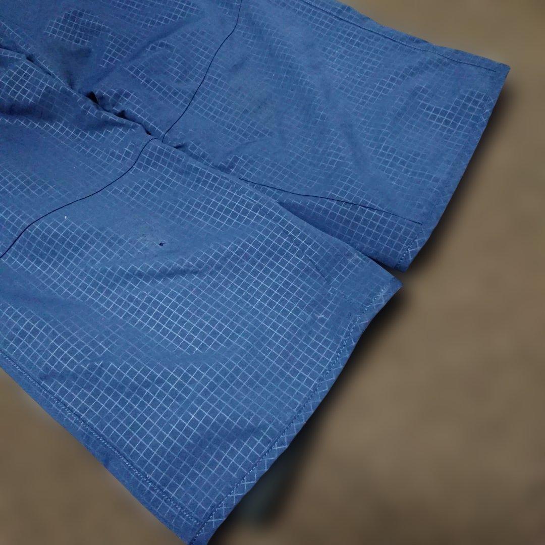 送料無料【Phenix】ネイビー格子柄スキーウェア上下セット 上S下M