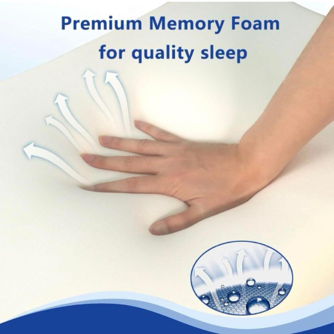 MINILUCK 低反発枕 冷却 枕 洗える カバー 通気性 メッシュ