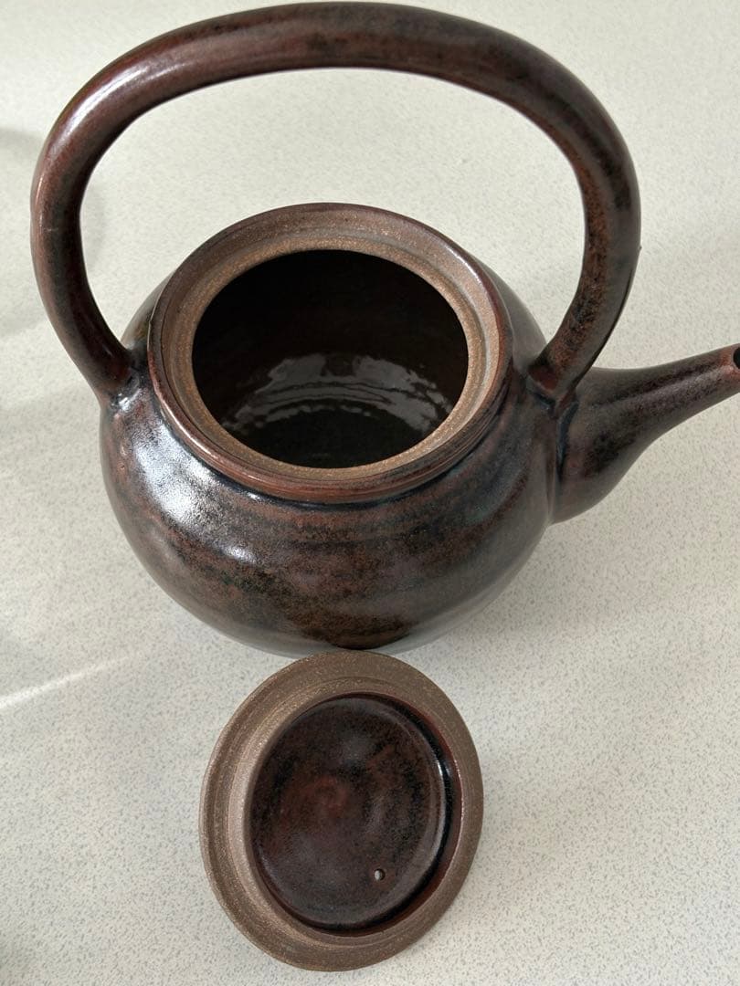 ボウフラ ぼうふら 土瓶 急須 湯沸 水注 上持手 在銘 茶道具 煎茶道具