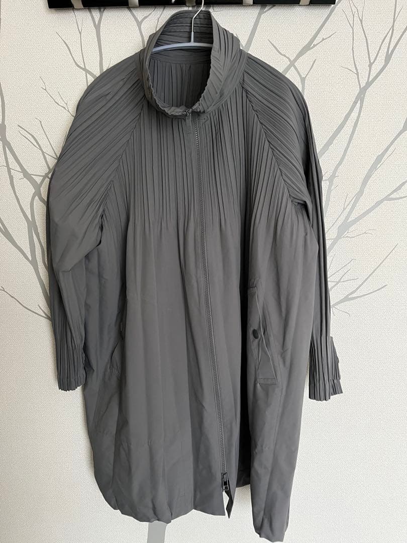 プリーツプリーズ　ロングコート