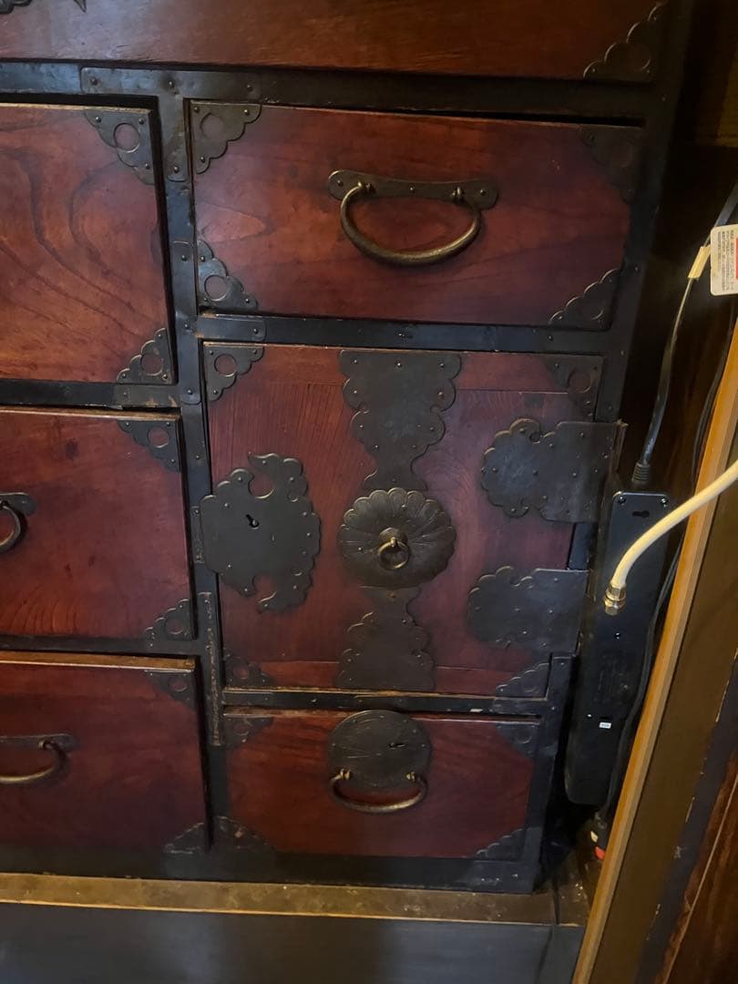 アンティーク日本タンス 仙台箪笥