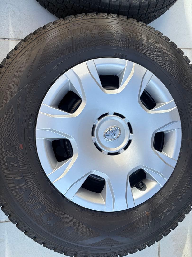 ②9部山 純正 ハイエース スタッドレス ダンロップ 195 80 R15