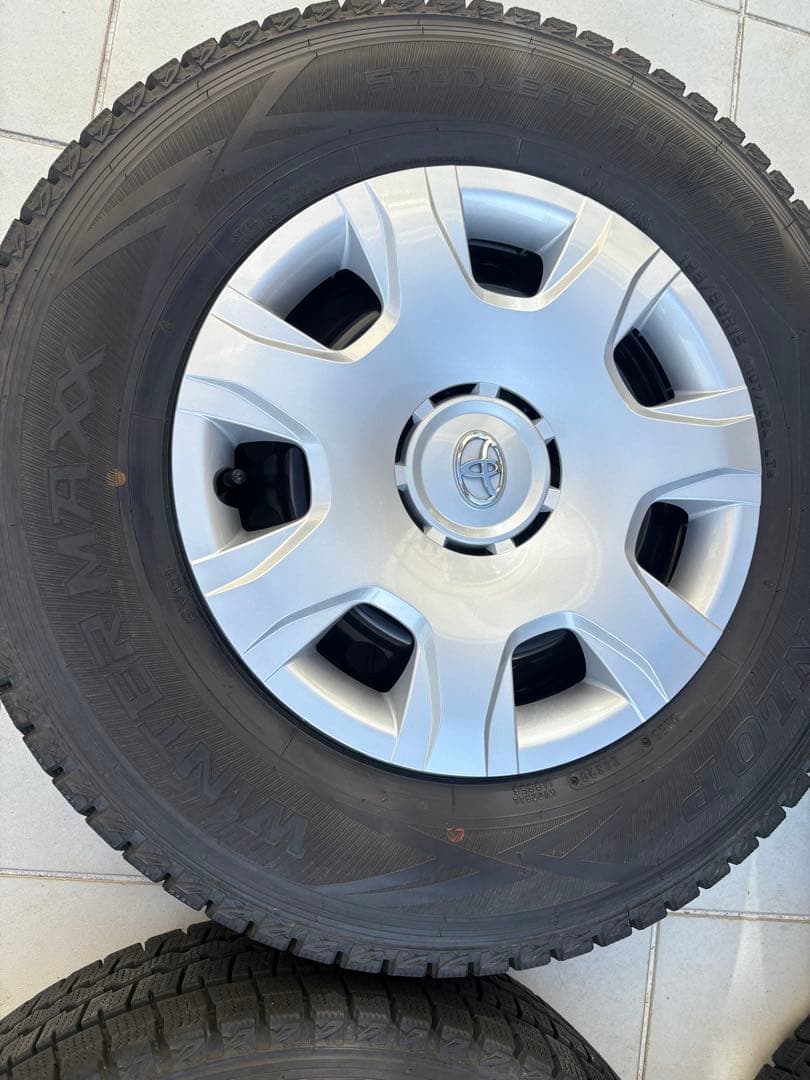 ②9部山 純正 ハイエース スタッドレス ダンロップ 195 80 R15