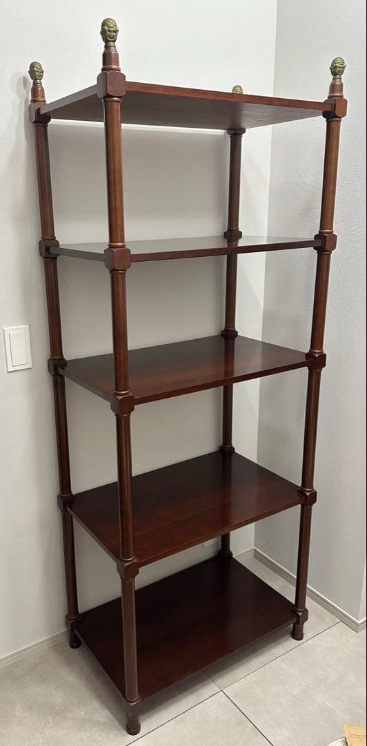 The Bombay Company チェリーウッド棚　5段ラックヴィンテージ