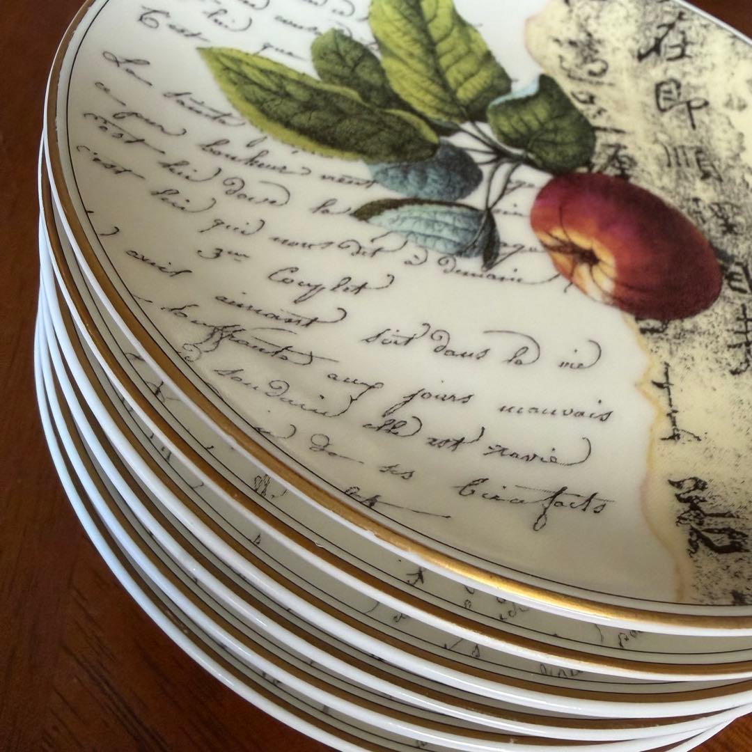 【希少品】ベルナルドリモージュ★ポエジー★パン・ケーキ皿6枚