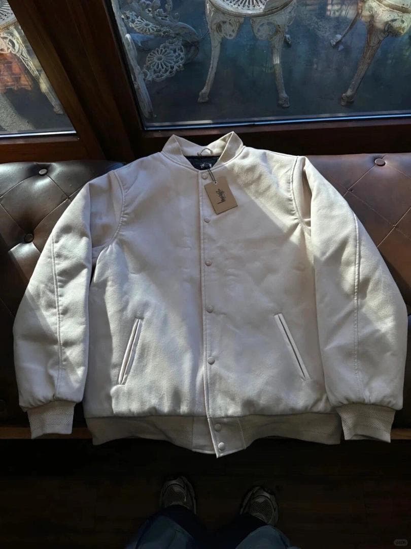 Stussy メルトン バーシティジャケット L 美