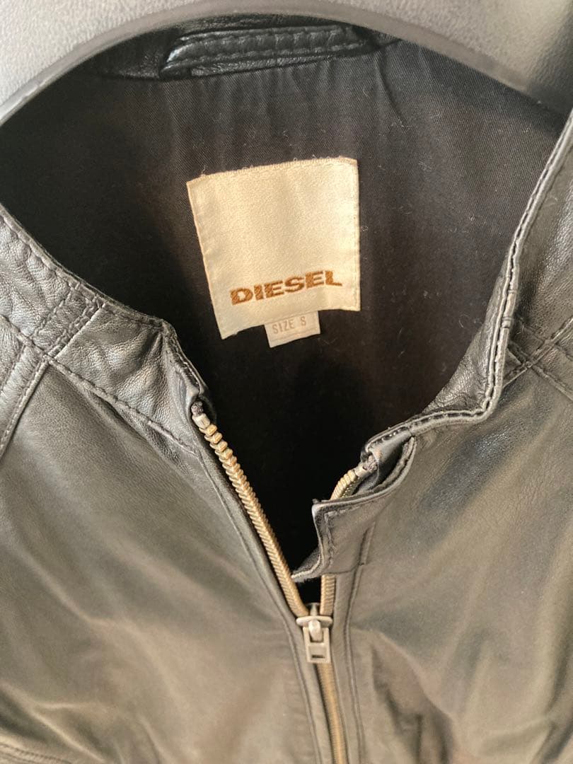 DIESEL レザーライダースジャケット