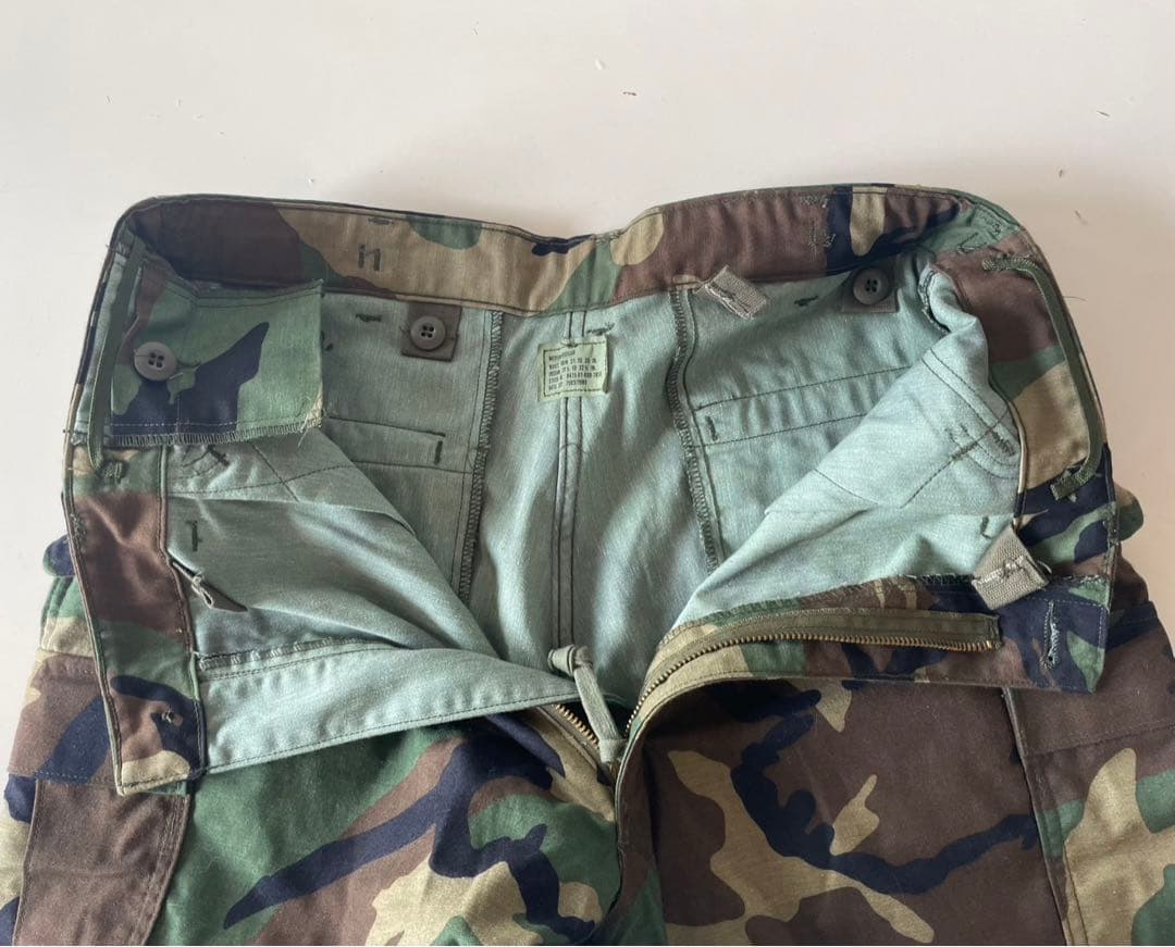 DEAD◎\"87 米軍実物 USアーミー M65 迷彩カモカーゴパンツ M-R◎