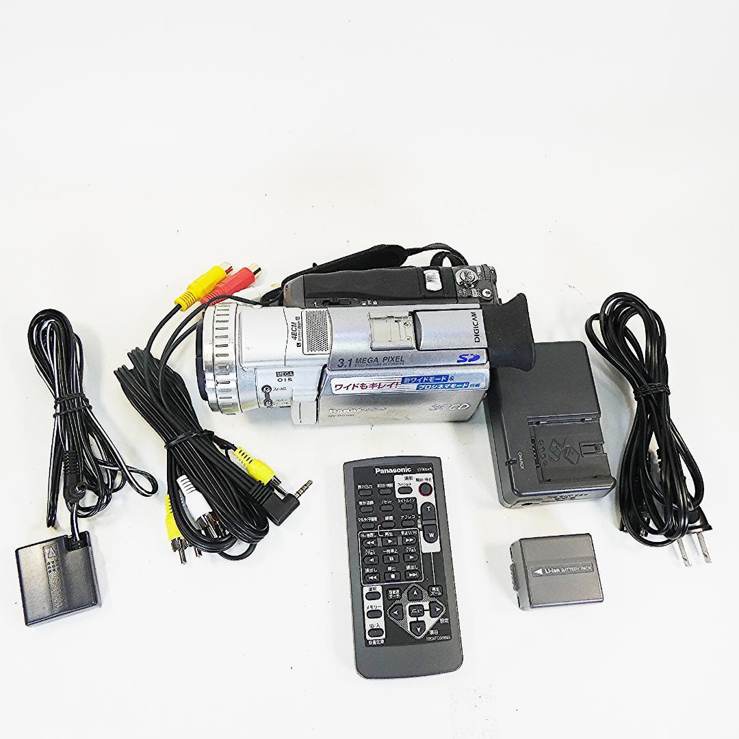 動作良好 パナソニック NV-GS100 MiniDVビデオカメラDVD化に最適